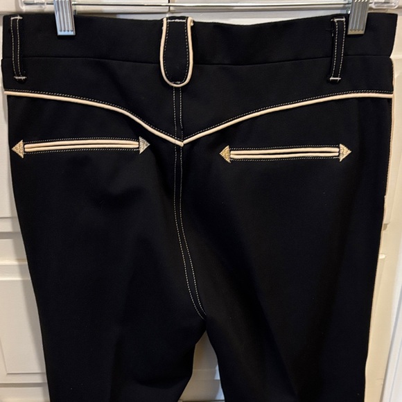 Double D Ranch Black Dime Novels Jacket and Pants Black with Cream Detailing - Picture 7 of 7